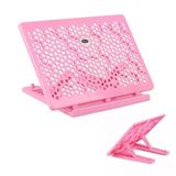 Masaüstü Katlanabilir Pratik Rahle Pembe Plastik