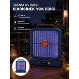 Masaüstü Şarjlı Elektrikli Sinek Öldürücü Uv Teknolojili Mavi Cihaz - 1