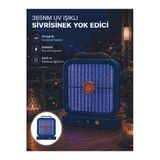 Masaüstü Şarjlı Elektrikli Sinek Öldürücü Uv Teknolojili Mavi Cihaz