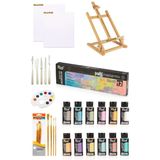 Masaüstü Şövale Rich Master Mix 60 cc Akrilik 12 Li Pastel Renkler Başlangıç Seti