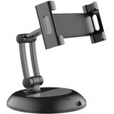 Masaüstü Telefon & Tablet Tutucu Standı 5-12.9 Inç Uyumlu, Abs+Pc Malzeme, Katlanır ve Taşınabilir - Siyah
