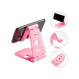 Masaüstü Telefon Tutucu Stand Katlanabilir Mobil Dock Pembe (551664187)