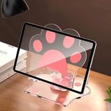 Masaüstü Telefon ve Tablet Tutucu 360° Dönebilen Katlanabilir Taşınabilir Kaliteli Telefon Standı - Pembe