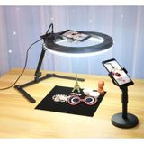 Masaüstü Ürün Çekim Stand Video Ve Fotoğraf Çekimi 10" Ring Light Tripod Selfie Işık Çekim Işığı