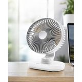 Masaüstü Vantilatör 120° Otomatik Döner Başlık 4 Kademeli Hız Sessiz Mini Fan, Taşınabilir