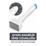 Mas'dala EGAR Ayarlanabilir Dermastamp Titanyum İğneli Cilt Ve Saç Bakım Aparatı Canlandırıcı Pres Stamp