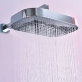 Mase Mode Dame 200 * 325 mm Tepe Duş Başlığı Chrome Black - 200 x 325 mm