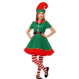 Maseaxi Yeşil Elf Kostümü Noel Elf Kadın Elbise Seti Çocuk Yetişkin, Elf Kostüm Setleri Kıyafet, Şapka, Çorap, Kemer, Aile Kıyafeti, Cosplay, Karnaval Partisi için Kaplama