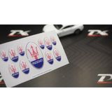 Maserati Logo 3M 3D Damla Silikon Torpido Bagaj Çamurluk Logo Amb