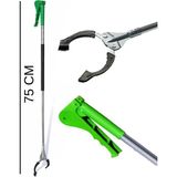 Masfitech Çöp Toplama Aparatı Çok Amaçlı 75 cm (kısa boy) (çocuklar için) tutucu aparatı - Yeşil