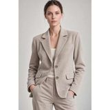 Masha Kate Ince Fitilli Kadife Blazer Ceket - 40