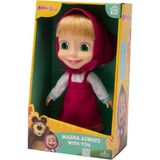 Masha & Koca Ayı Kıyafetleri Değiştirilebilen Masha Bebek Doğum Günü Bebeği - 23 cm - Model 1 - Çok Renkli