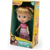 Masha & Koca Ayı Kıyafetleri Değiştirilebilen Masha Bebek Doğum Günü Bebeği - 23 cm - Model 2 - Çok Renkli