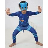 Masho Kids Baskılı Pijamaskeliler Kostümü - Pijamasks Kostümü + Maske Hediye (437815940)