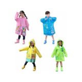 Masho Kids Hayvan Figürlü Kapüşonlu Unisex Çocuk Yağmurluk sari