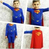 Masho Kids Pelerinli Süperman Kostümü - Süper Adam Kostümü (460253626)
