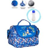 Masho Trend Askılı Sonic Beslenme Çantası + Suluk - Elde ve Omuzda taşınabilir - 25 x 13 x 22 cm - Çok Renkli