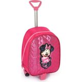 Masho Trend Çekçekli Pembe Parlak Dikişli Minnie Mouse Baskılı Anaokulu Çantası Kreş Çantası - 1 Adet - Renkli