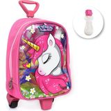 Masho Trend Dream Unicorn Çekçekli Anaokulu Çantası + Suluk - Kız Çocuk Çanta - Kreş Çantası - 1 Adet - Renkli