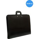 Masho Trend Siyah 35x50 Cm Proje Çantası - Resim Çantası - Çizim Çantası