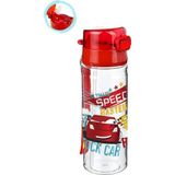 Masho Trend Speed Cars Suluk 500 ml - Çocuk Suluk, Matara, Pipetli Suluk, Askılı Suluk Arabalar Matara - Karışık-Çok Renkli