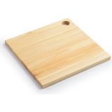 Masif Ahşap Ihlamur Ağacı Kesme Tahtası 33X30X2 Cm, Şık ve Dayanıklı - Ahşap - Ceviz - Seçenek 1