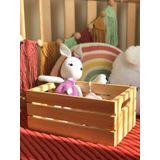 Masif Ahşap Sandık - Küçük Boy/Tahta Kutu, 45lik Plak Organizer