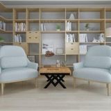 Masif Ahşap Walnut Orta Sehpa 100*100 Cm