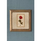 Masif Çerçeveli Gül Çiçek Doğaltaş Tablo Pano Oscar Stone Decor 28X28 CM