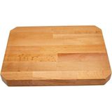 Masif Kayın Kesme Tahtası 35X25 Cm, 30 mm Kalınlık, Tek Adet - Ahşap - Ceviz - Seçenek 1