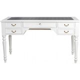 Masifart Soft Tornalı Ahşap Çalışma Masası 130 cm Beyaz - 130 x 70 cm - Renkli