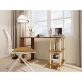 MasifMarket Amalfi Ahşap Çalışma Masası - Kahverengi - 120x60x35