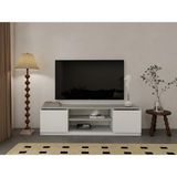 MasifMarket Bade Tv Ünitesi Külgri-Beyaz - Gri - Beyaz