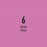 Masis 06 Twin Canlı Pembe Çift Taraflı Grafik Marker Kalem