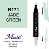 Masis 171 Yeşim Çift Uçlu Marker Grafik Çizim Kalemi