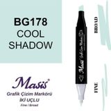 Masis 178 Kozmik Yeşil Çift Uçlu Marker Grafik Çizim Kalemi