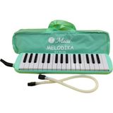 Masis 32 Tuş Çantalı Melodika Pastel Renkler - Turkuaz