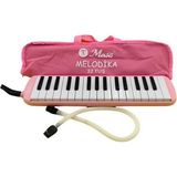 Masis 32 Tuş Melodika Pastel Pembe Renkli Okul Ürünü Müzik Dersleri İçin İdeal