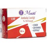 Masis Ambalaj Lastiği 50 Gram Esnek Yapı ile Farklı Boyutlardaki Nesneleri Güvenle Tutun