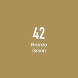 Masis Bronze Green 42 Çift Taraflı Twin Grafik Marker Kalem
