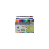 masis Brushpen, Fırça Uç Ve Fineliner, Keçeli Kalem 24 Renk Pvc gnsRKFaz3080