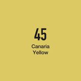 Masis Canaria Yellow 45 Çift Taraflı Twin Grafik Marker Kalem