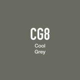Masis Cool Grey CG8 Çift Taraflı Twin Grafik Marker Kalem