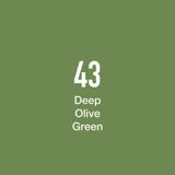 Masis Deep Olive Green 43 Çift Taraflı Twin Grafik Marker Kalem