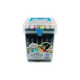 Masis Grafik Çizim Markör Kalemi Twin Çift Uçlu 0,2 Mm - 0,5 Mm 36 Renk Pp ÇM-PP36