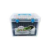 Masis Grafik Çizim Markör Kalemi Twin Çift Uçlu 0,2 Mm - 0,5 Mm 96 Renk Pp ÇM-PP96