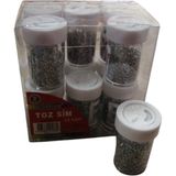 Masis Gümüş Toz Sim 8 gr 12 Adet 1 Paket - Renkli