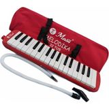 Masis Kırmızı Melodika 32 Tuş Bez Çantalı 1 Adet Masis 32 Tuşlu Melodika Çantalı - Standart