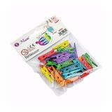 Masis Mandal Ahşap Renkli Mini 30 Lu AKM02