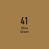 Masis Olive Green 41 Çift Taraflı Twin Grafik Marker Kalem